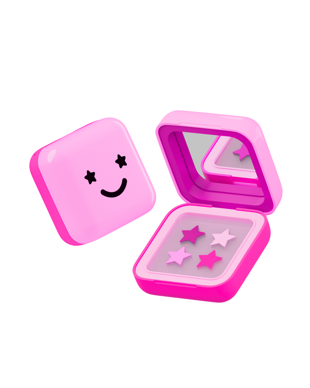 hydro-stars® + big pink - Smooth Look Clear Cover Patches