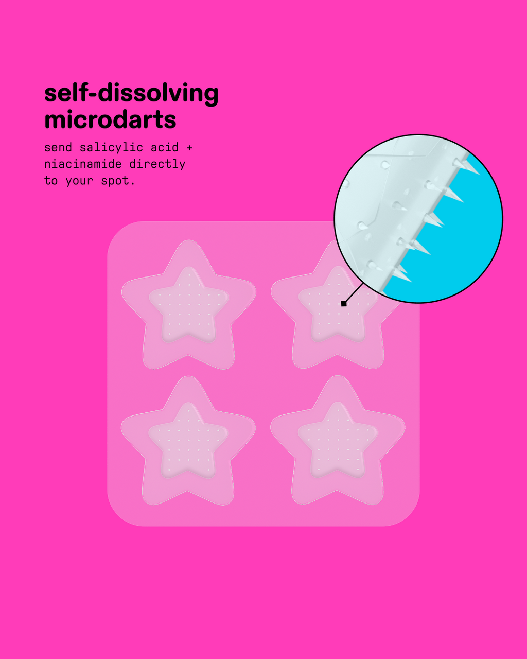 hydro-star® microdarts + salicylic acid - Clear Look Daytime Patches