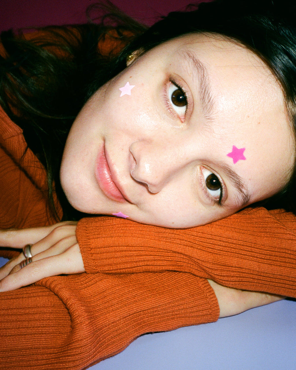 pink star - Cute Fun Shape Patches