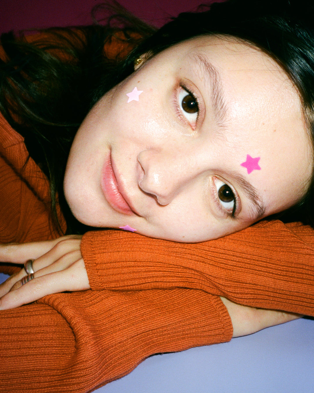 pink star - Cute Fun Shape Patches