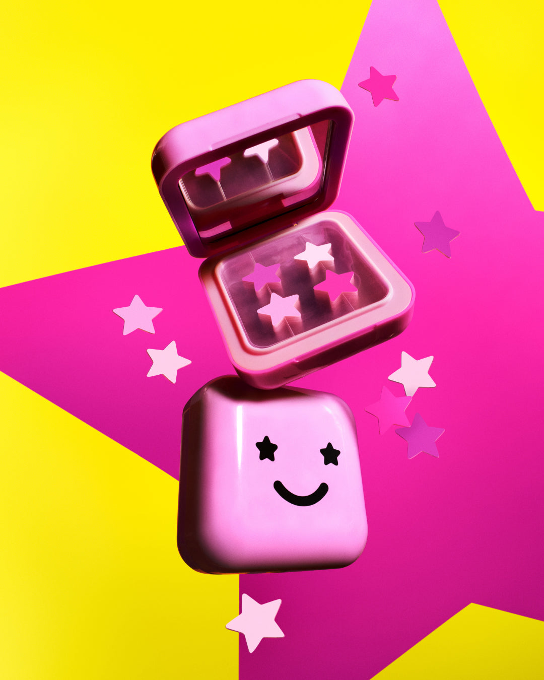 hydro-stars® + big pink - Smooth Look Clear Cover Patches