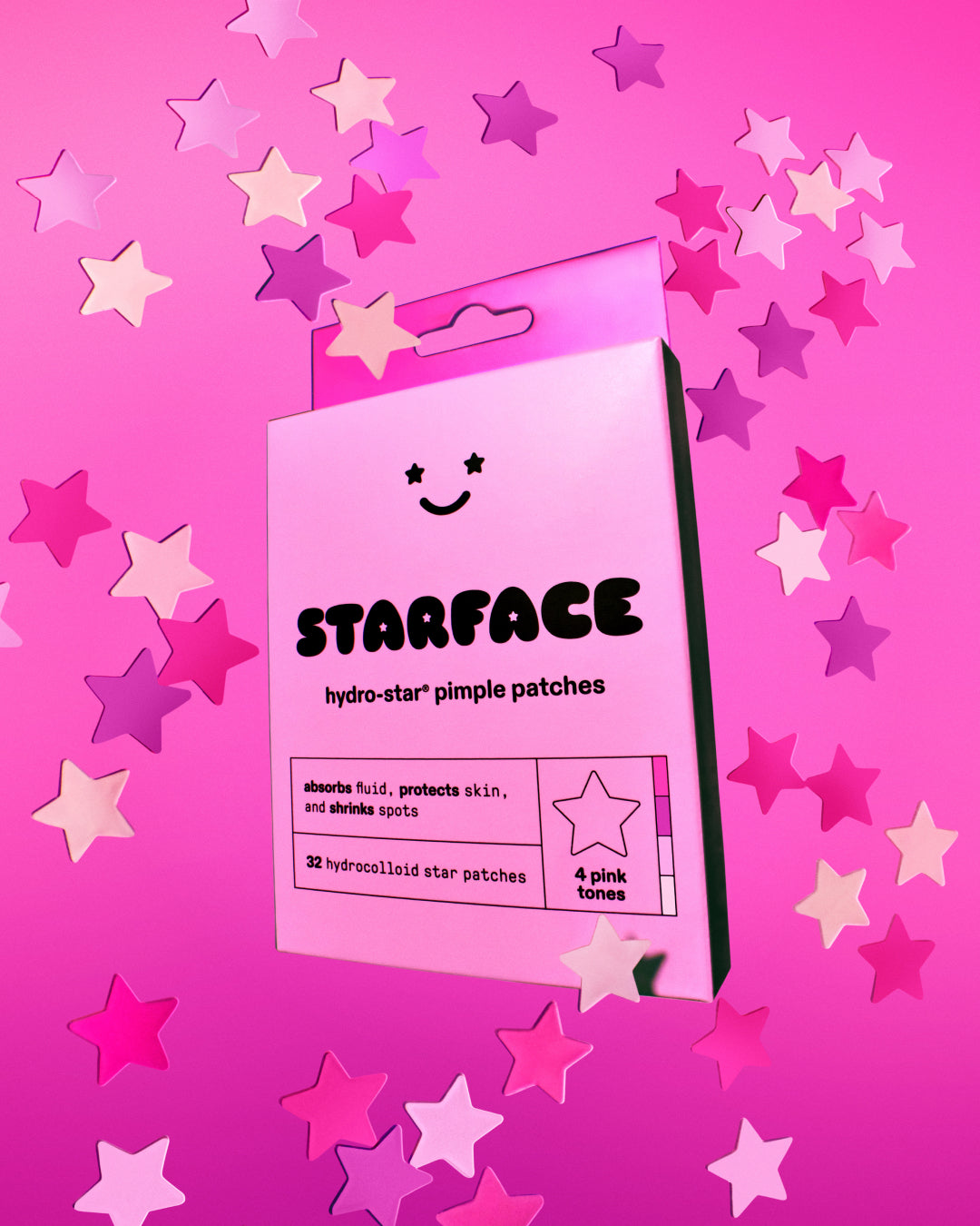 pink star - Cute Fun Shape Patches