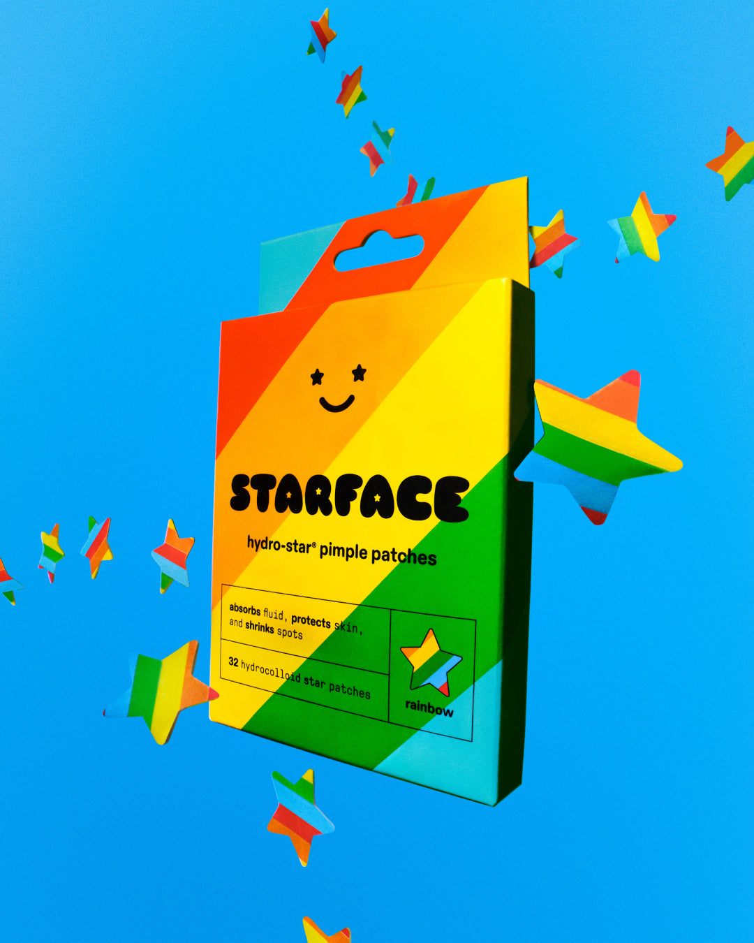 rainbow star - Photo Ready Small Patch Pack