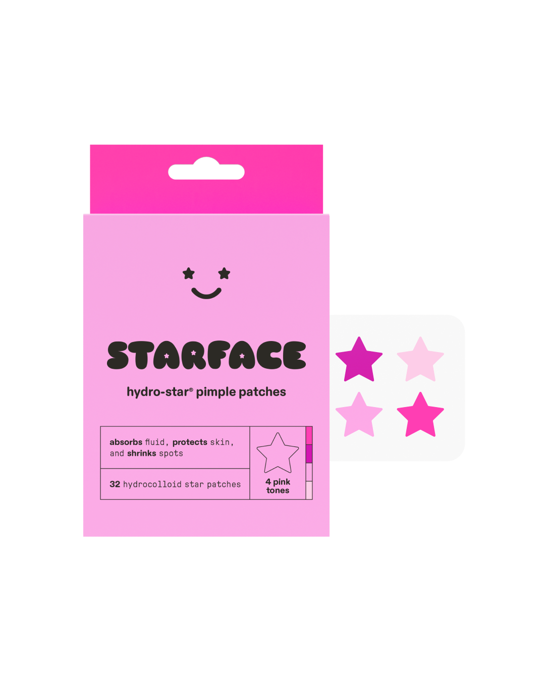 pink star - Cute Fun Shape Patches