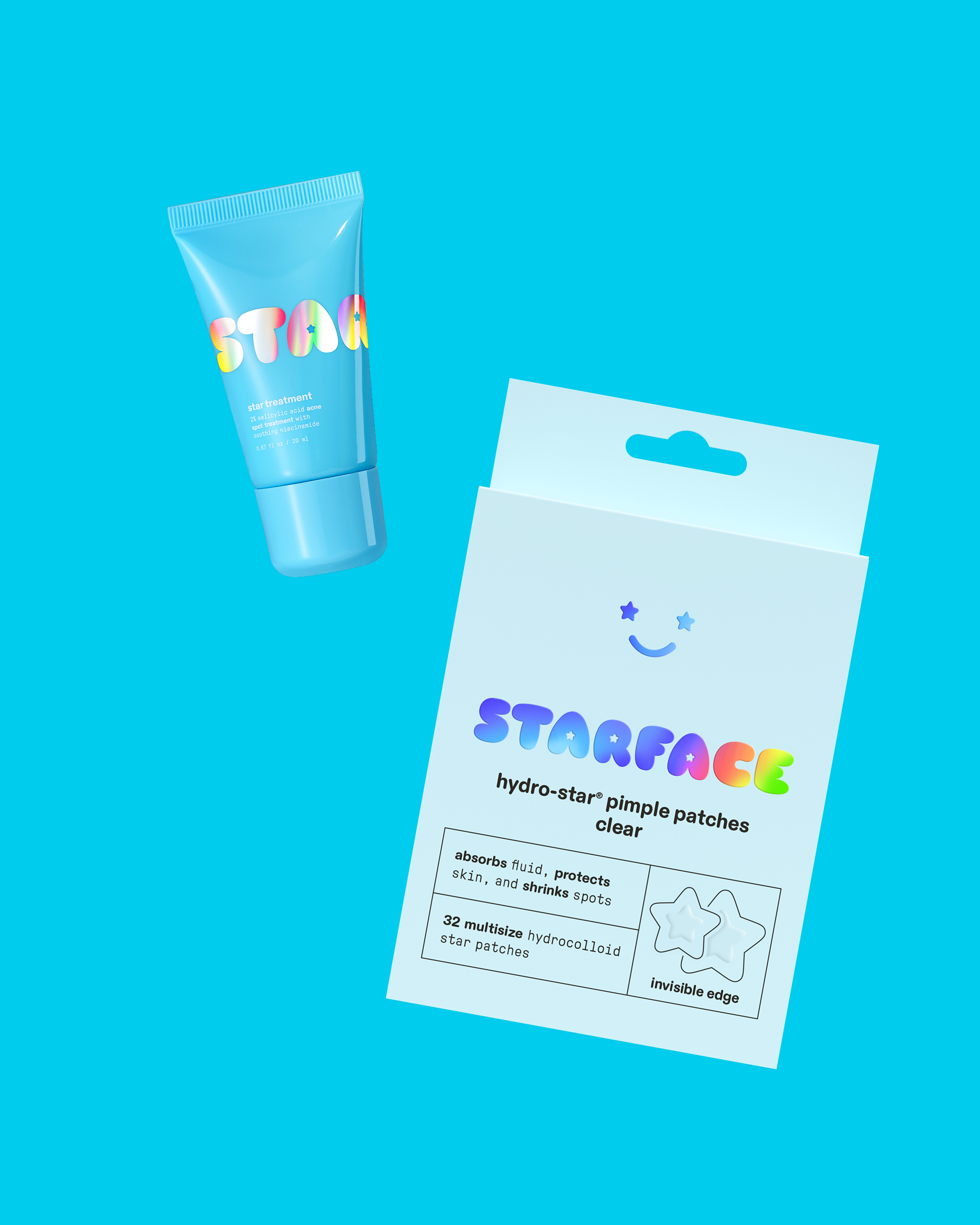 star treatment™ + hydro-star® clear bundle - Travel Ready Purse Ready Patches