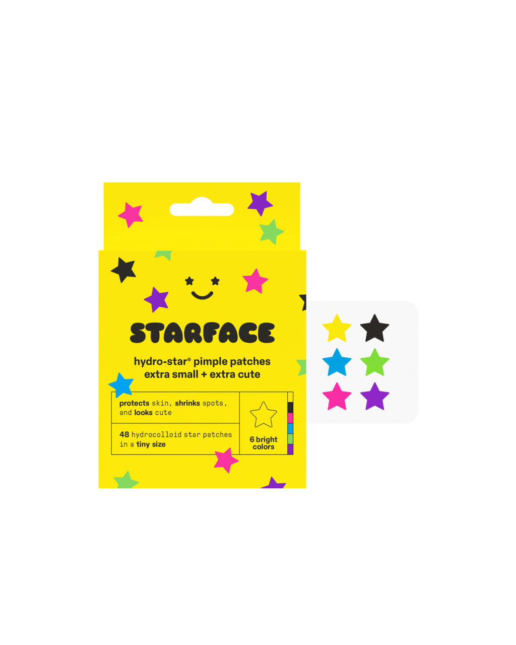 tiny star - Cute Face Sticker Patches