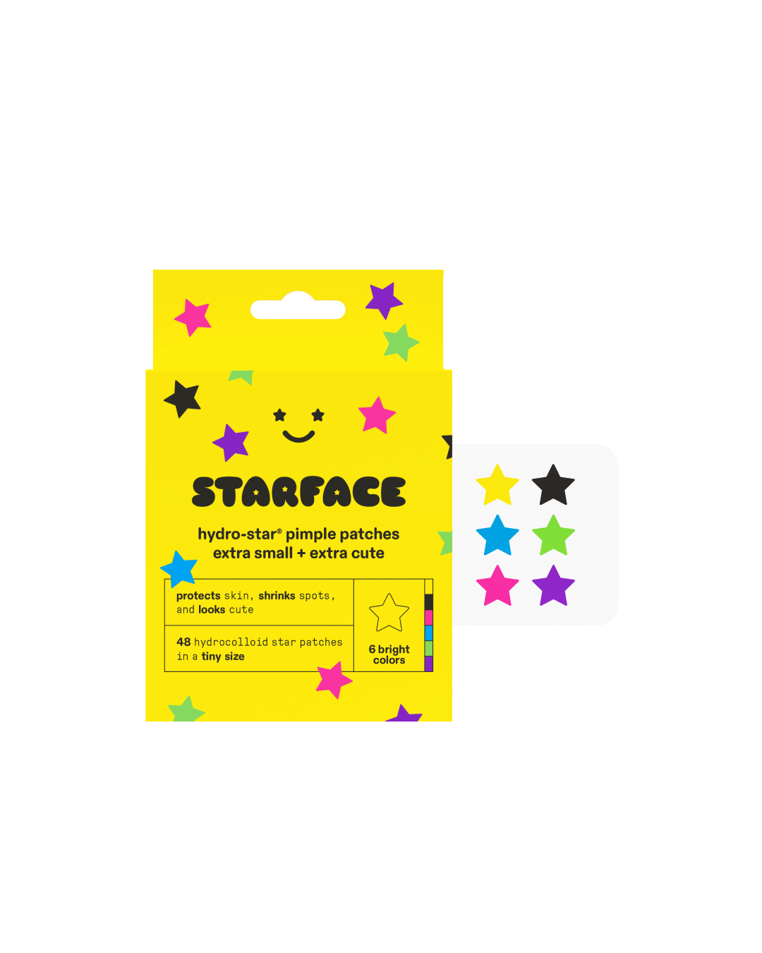 tiny star - Cute Face Sticker Patches