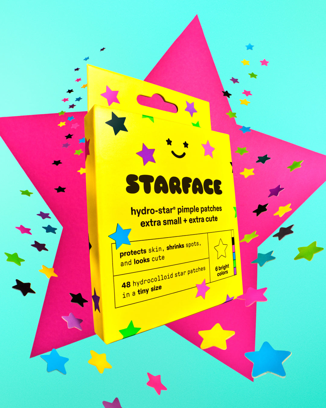 tiny star - Cute Face Sticker Patches